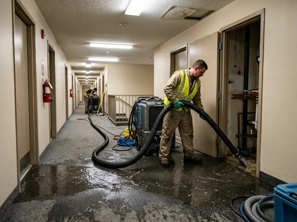 multi-unit-apartment-hallway-f-005 — frequently asked questions, Emergency Burst Pipe Water Extraction & Removal in Hartsvil…
